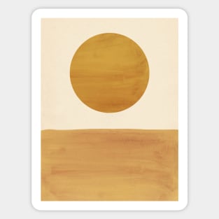 Abstract warm landscape Sticker